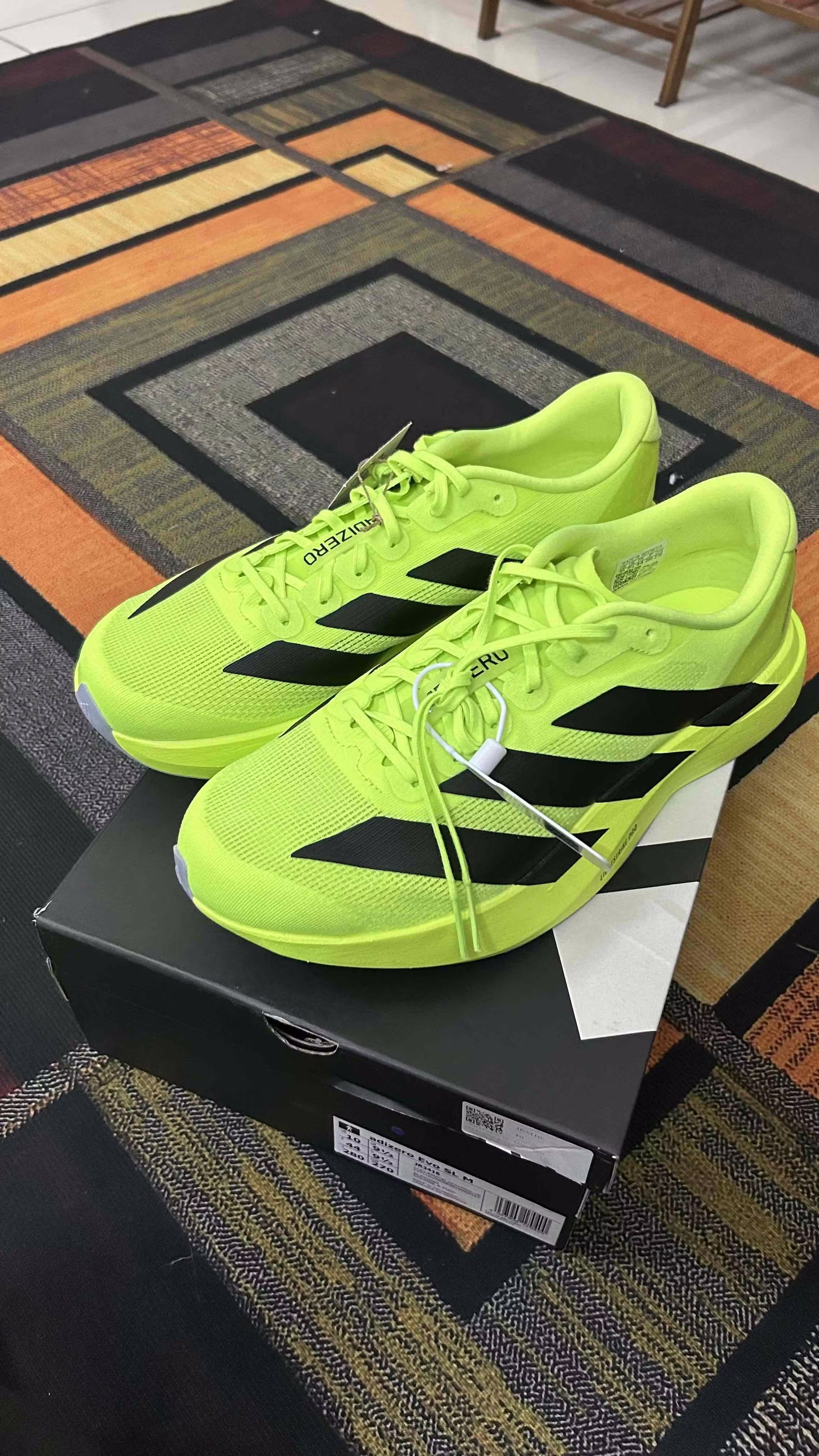 adidas Adizero Evo SL 'Lucid Lemon' JR3416 adidas Adizero Evo SL 'Lucid Lemon' JR3416